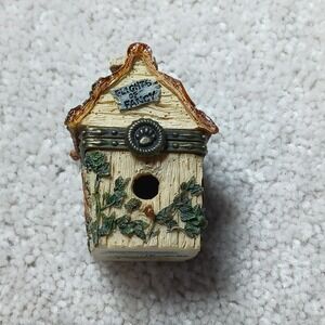 CHESTERS BIRDHOUSE Uncle Bean's Treasure Trinket Box With McNibble Tweet Dreams